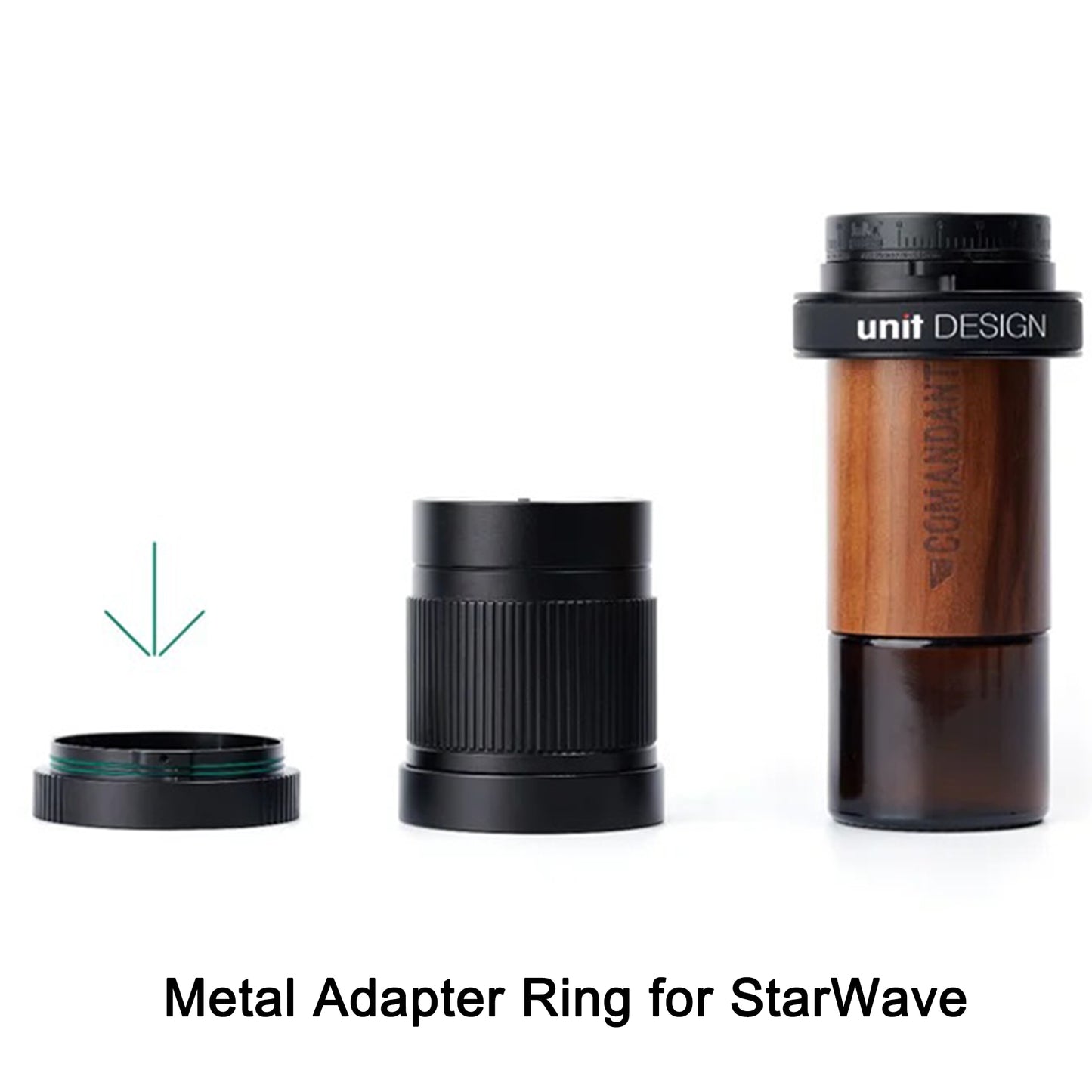 Metal Adapter Ring for Comandante C40 with Starwave & Electric Module Upgrade